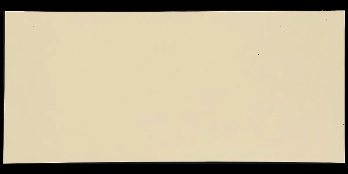 Billete de 100 pesos del Banco de Campeche de prueba unifacial en blanco y negro reverso liso