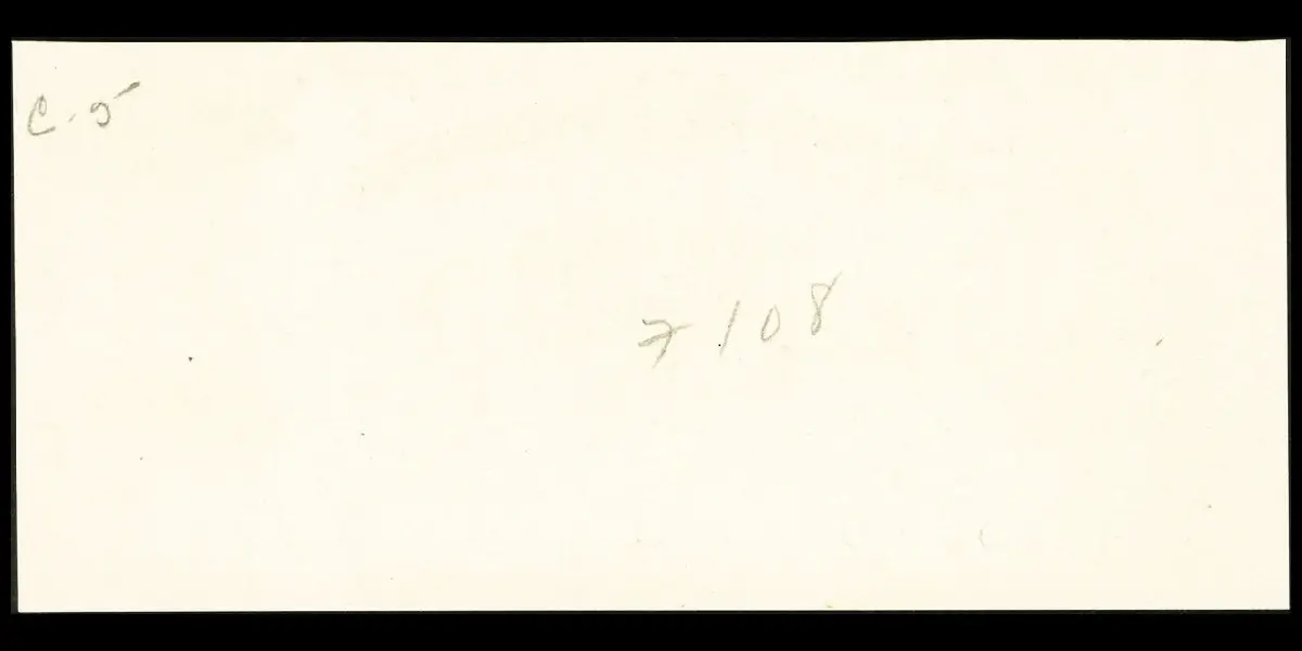 Billete de 20 pesos del Banco de Campeche de prueba unifacial a color anverso liso