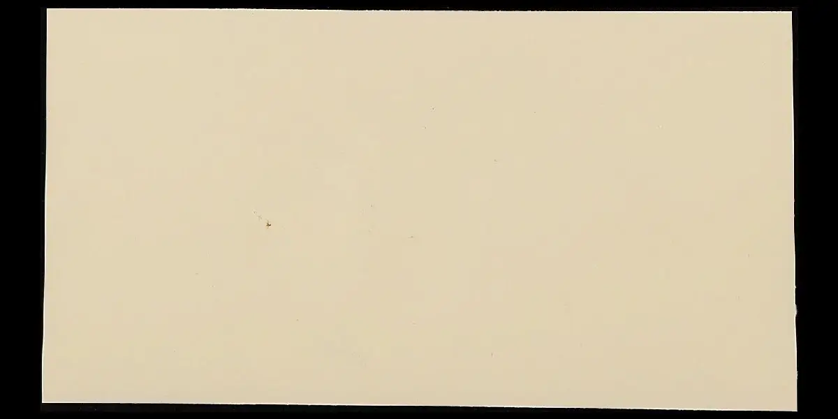 Billete de 25 centavos del Banco de Chihuahua de prueba unifacial en blanco y negro segunda emisión anverso liso