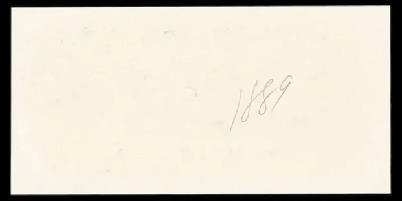 Billete de 50 centavos del Banco de Chihuahua de prueba unifacial a color segunda emisión reverso liso