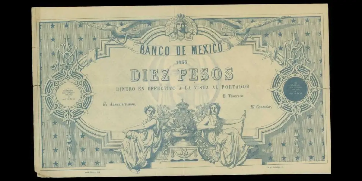 Billetes del Segundo Imperio Mexicano de Maximiliano