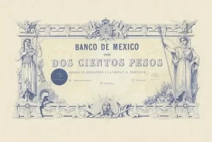 200 Pesos Maximiliano Anverso