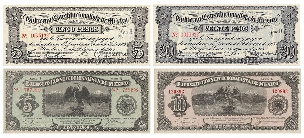 Billetes Constitucionalistas