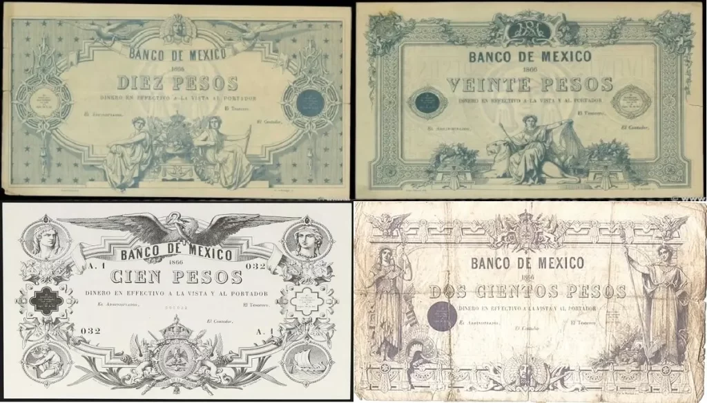 Billetes Maximiliano